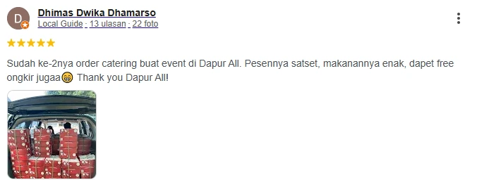 Testimoni Nasi Box